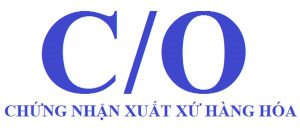 giấy chứng nhận xuất xứ