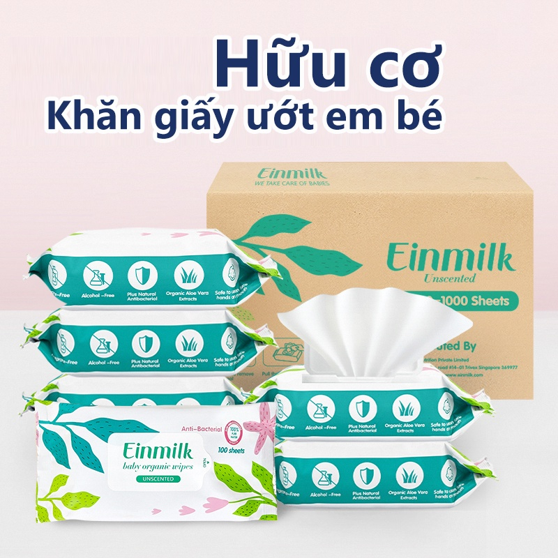 Gửi khăn giấy ướt Einmilk từ Sài Gòn đi Trung Quốc 